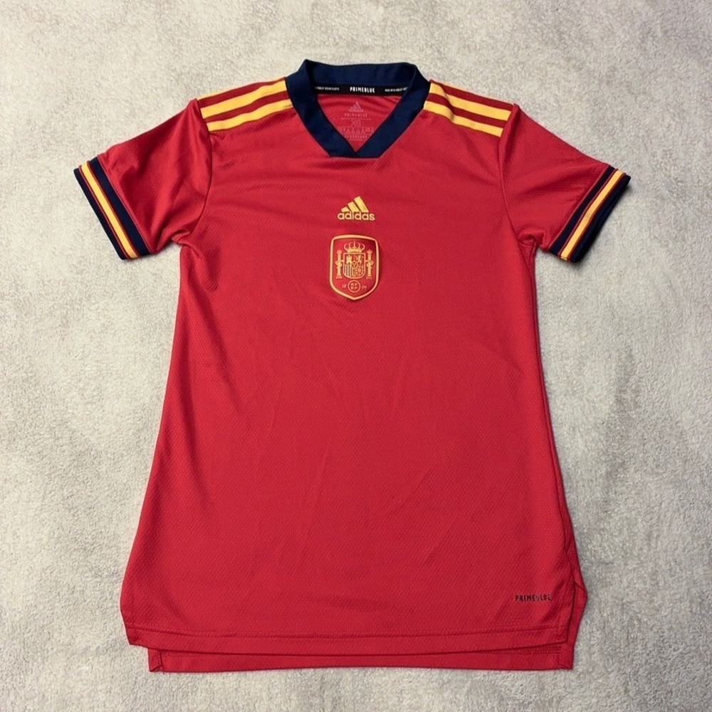 adidas 2021/22 Spain National Soccer Jersey Kit Shirt GK9451 Unisex XS